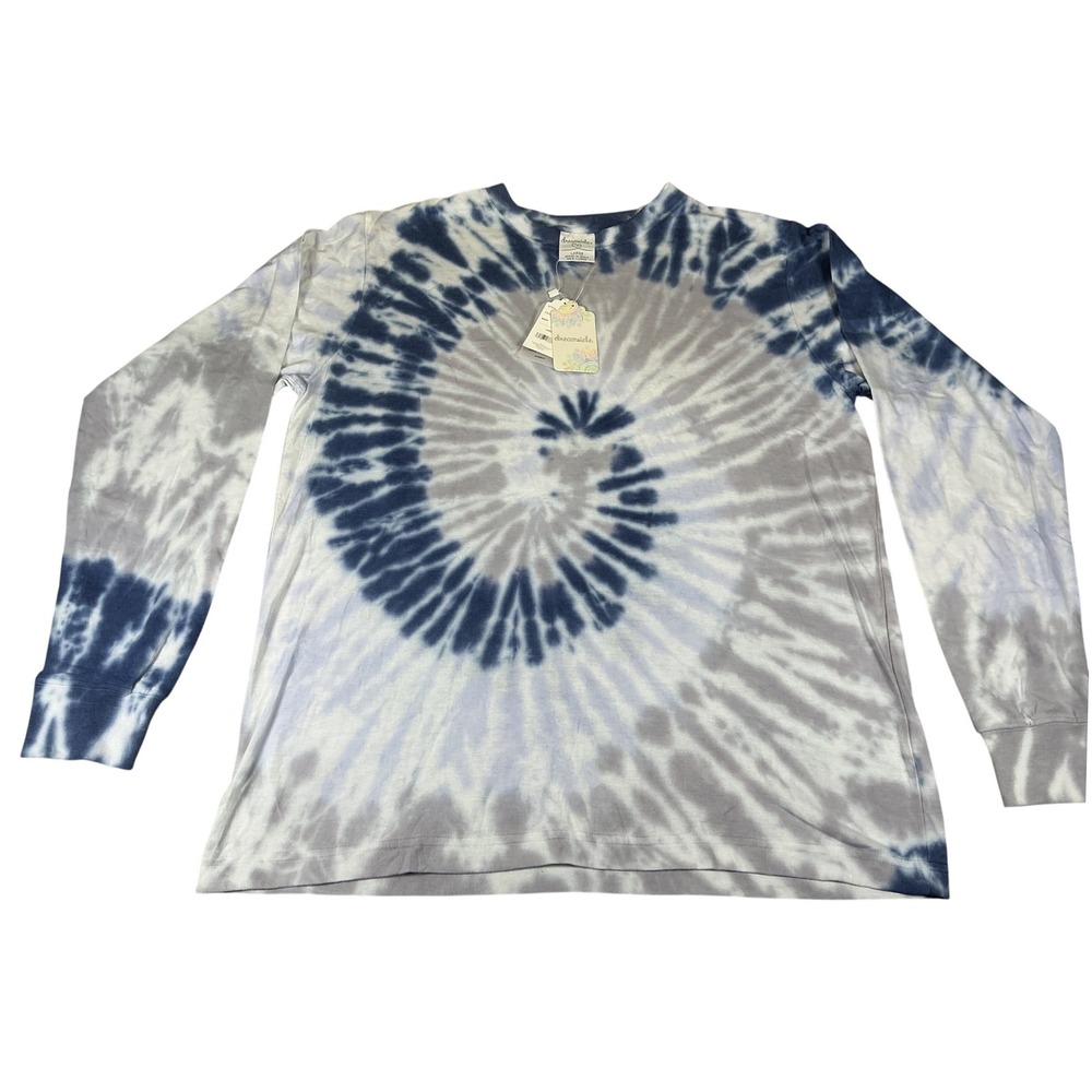 Dreamsicle Icey Thunder Tie Dye Long Sleeve Shirt‎ Unisex Adults Large NWT